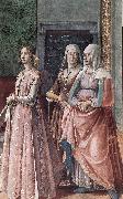 Domenicho Ghirlandaio Birth of St John the Baptist (detail) Sweden oil painting artist